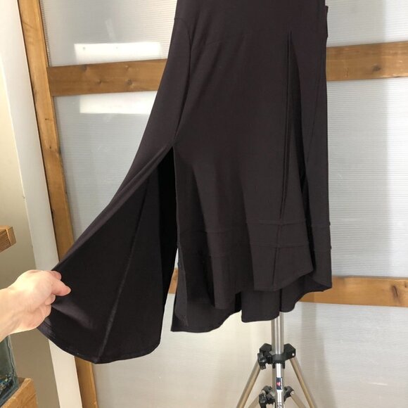 Sympli Deep Purple High Low Slit Hem Dress Sz‎ 2 - Picture 4 of 9